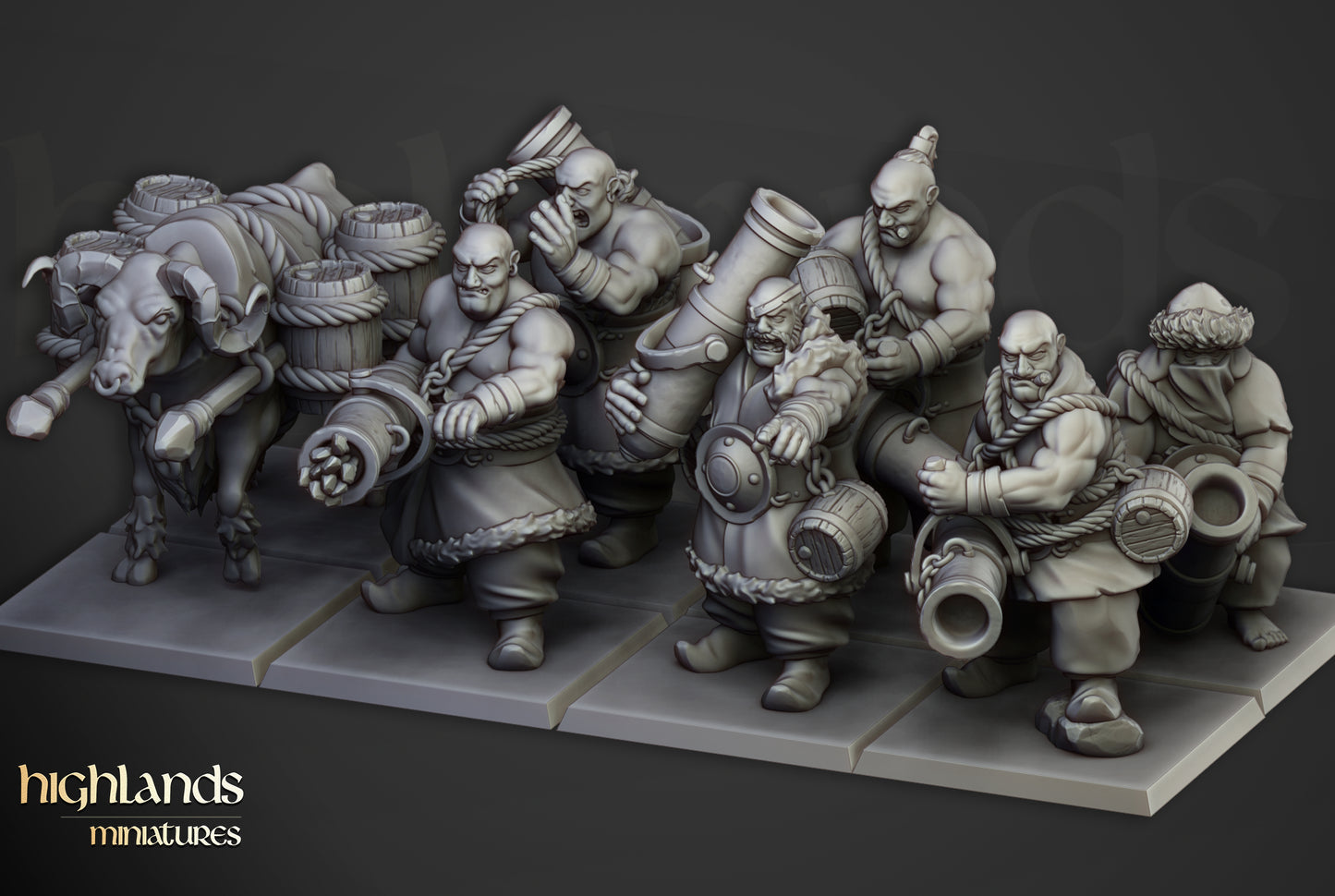 Artilleurs khazars - Highlands Miniatures