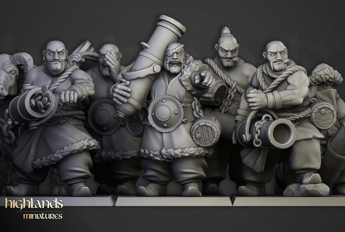 Artilleurs khazars - Highlands Miniatures