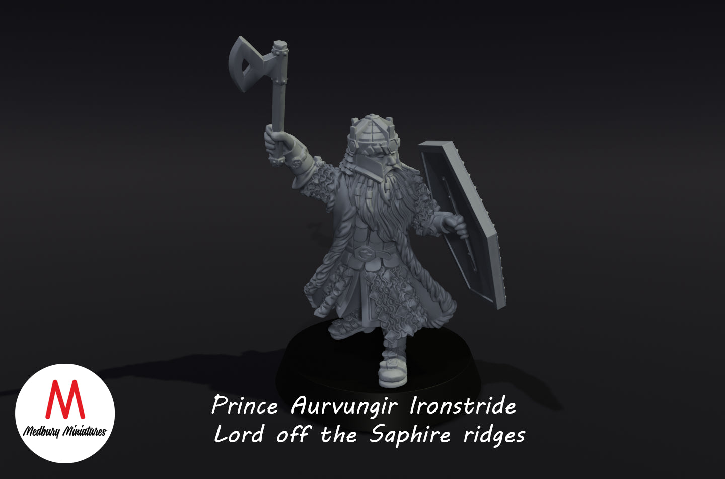 Dwarves of the Sapphire Ridges Royalty - Medbury Miniatures