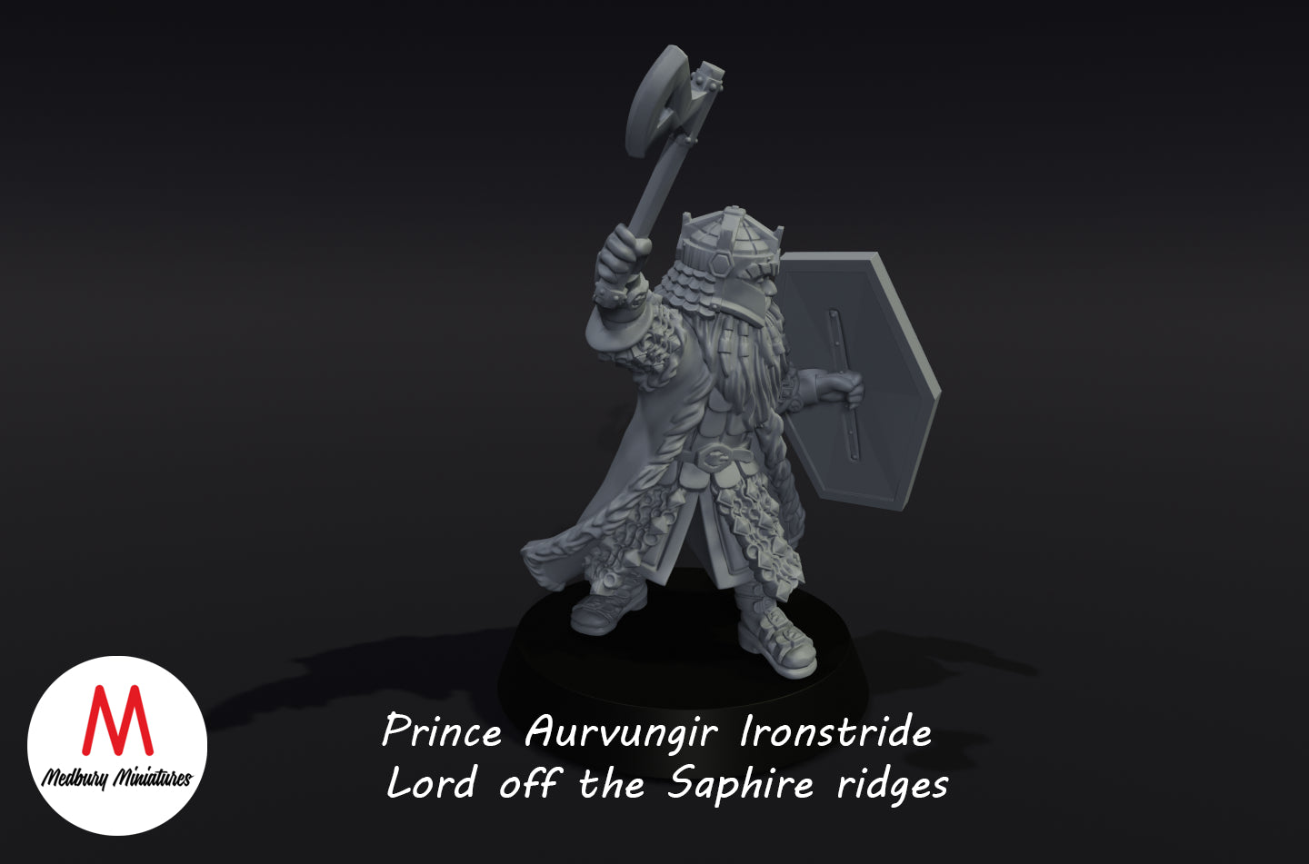 Dwarves of the Sapphire Ridges Royalty - Medbury Miniatures