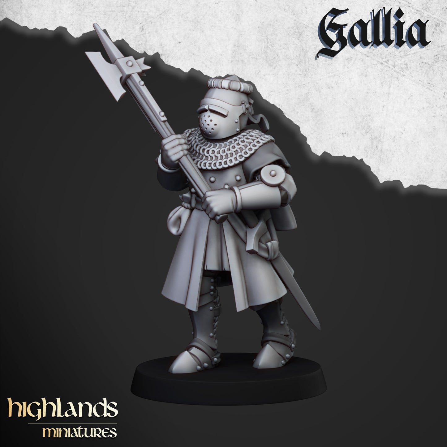 Knights of Gallia on Foot - Highlands Miniatures