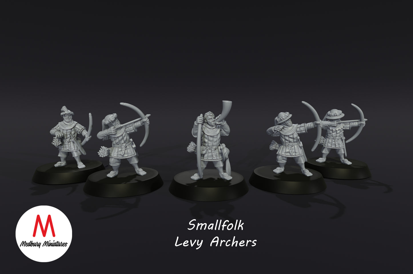 Smallfolk Levy Archers - Medbury Miniatures