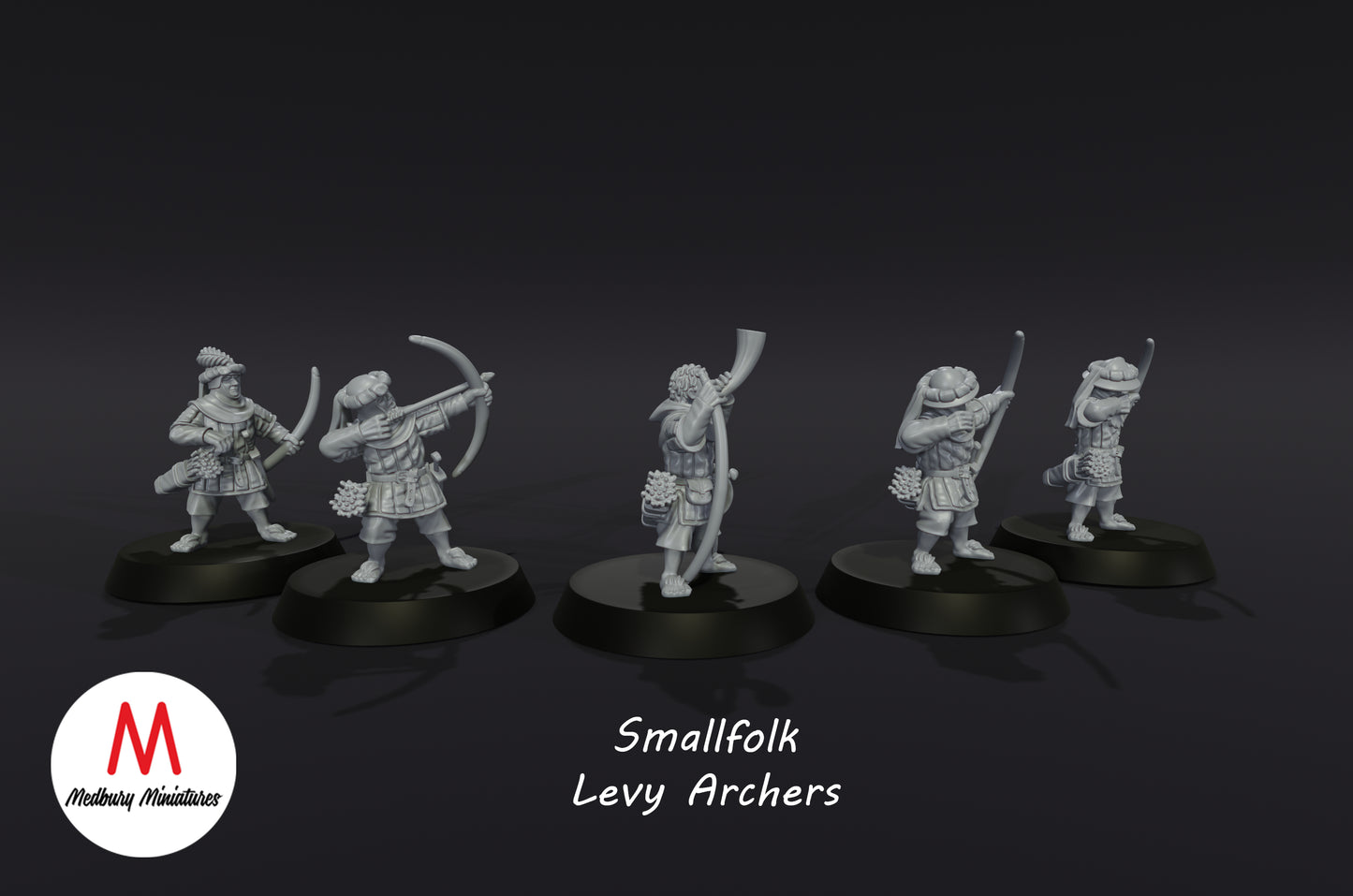 Smallfolk Levy Archers - Medbury Miniatures