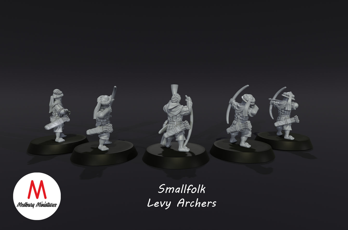 Smallfolk Levy Archers - Medbury Miniatures