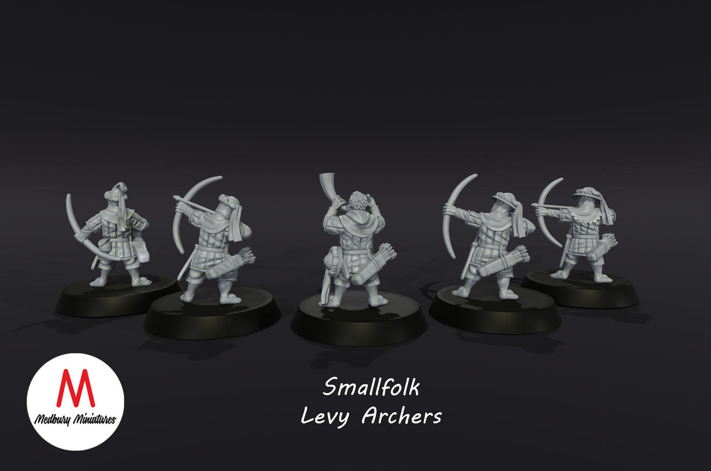 Smallfolk Levy Archers - Medbury Miniatures