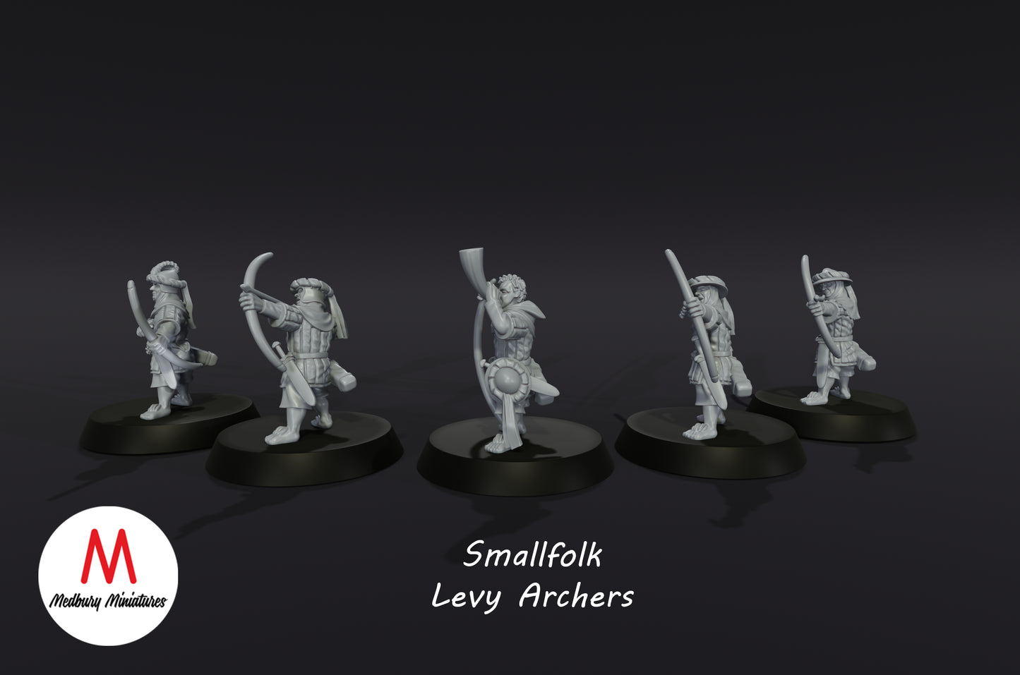 Smallfolk Levy Archers - Medbury Miniatures