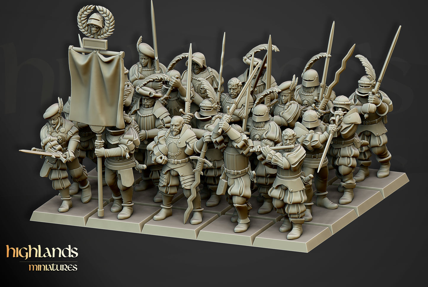 Les Landsknechts de Soltau - Highlands Miniatures