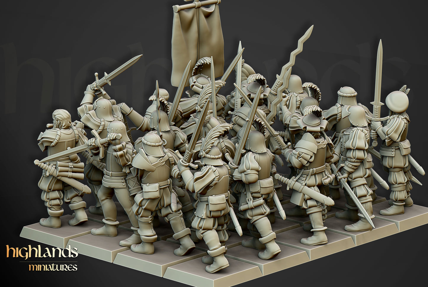 Les Landsknechts de Soltau - Highlands Miniatures