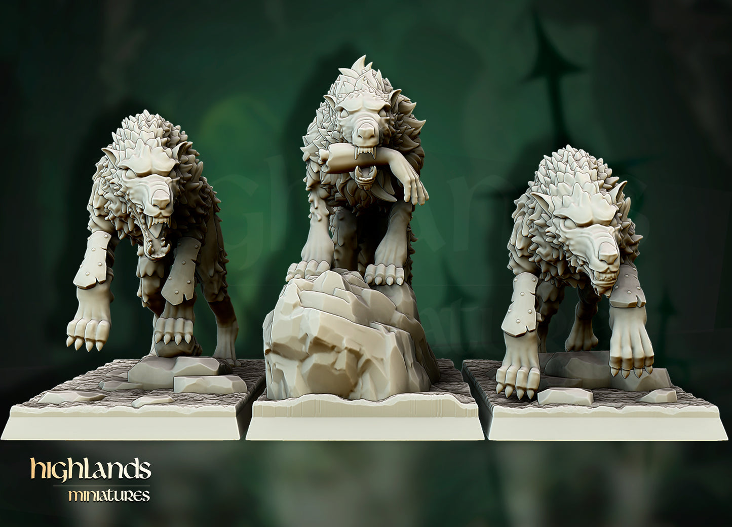 Unité des loups-garous - Highlands Miniatures