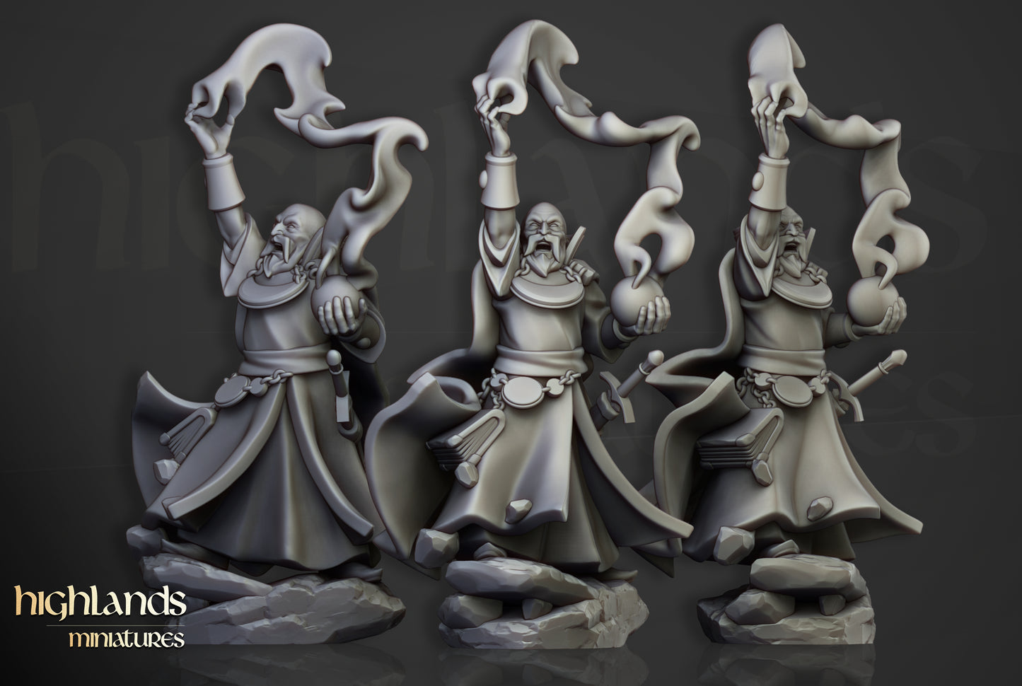 Houses of Magic - Wizards of the Empire of Sun - Highlands Miniatures