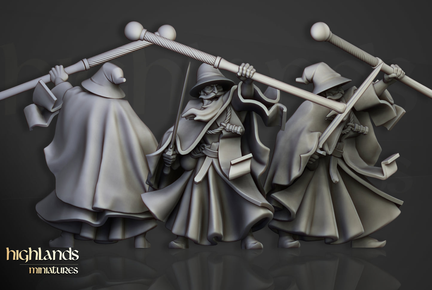 Häuser der Magie - Zauberer des Imperiums der Sonne - Highlands Miniatures