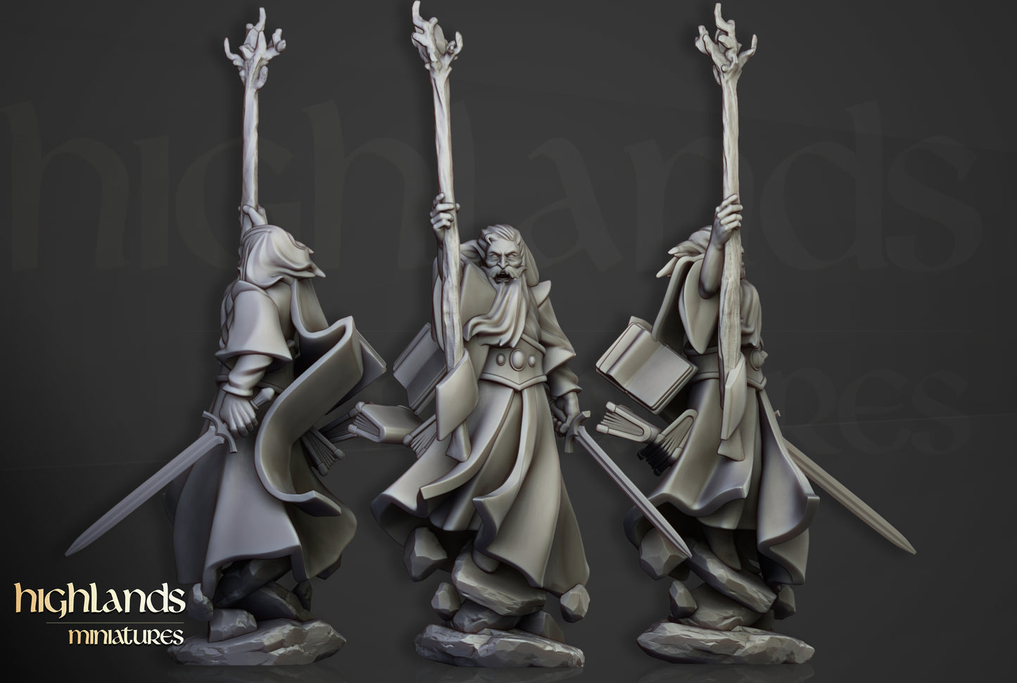 Häuser der Magie - Zauberer des Imperiums der Sonne - Highlands Miniatures