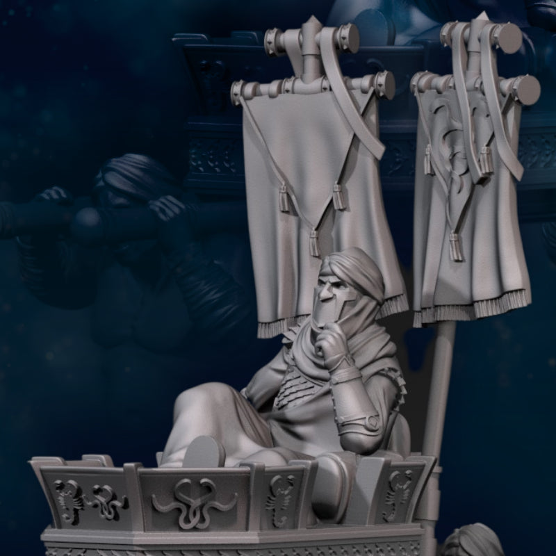 Mercenary King on Palanquin - Davale Games