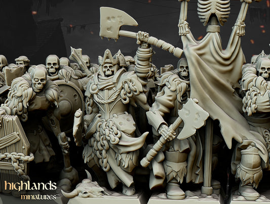 Groupe de commandement des morts-vivants Blackwatch - Highlands Miniatures