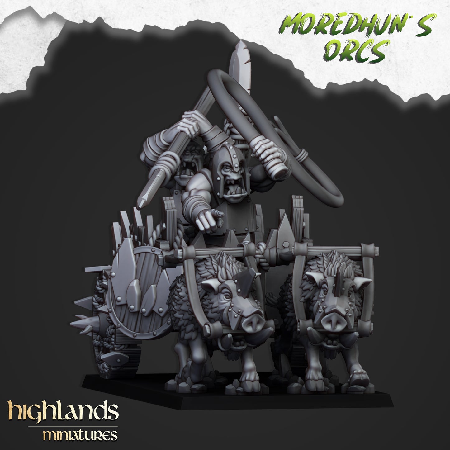 Orc Chariot - Highlands Miniatures