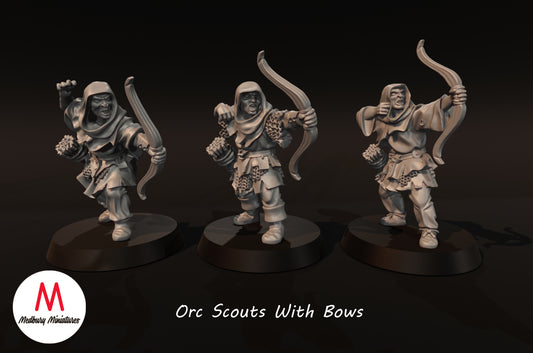 Orc Scouts with Bows - Medbury Miniatures