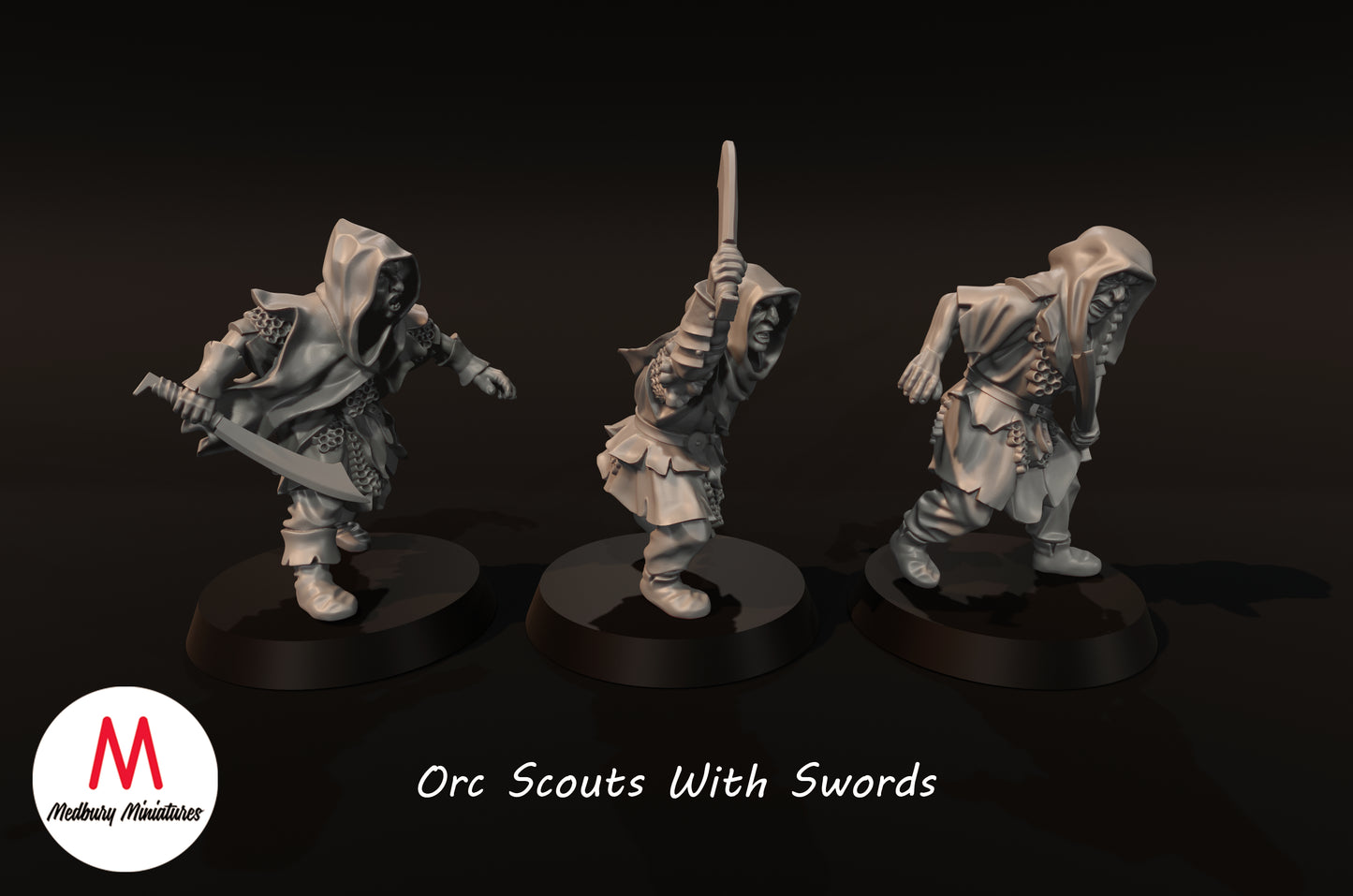 Ork-Scouts mit Schwertern - Medbury Miniatures