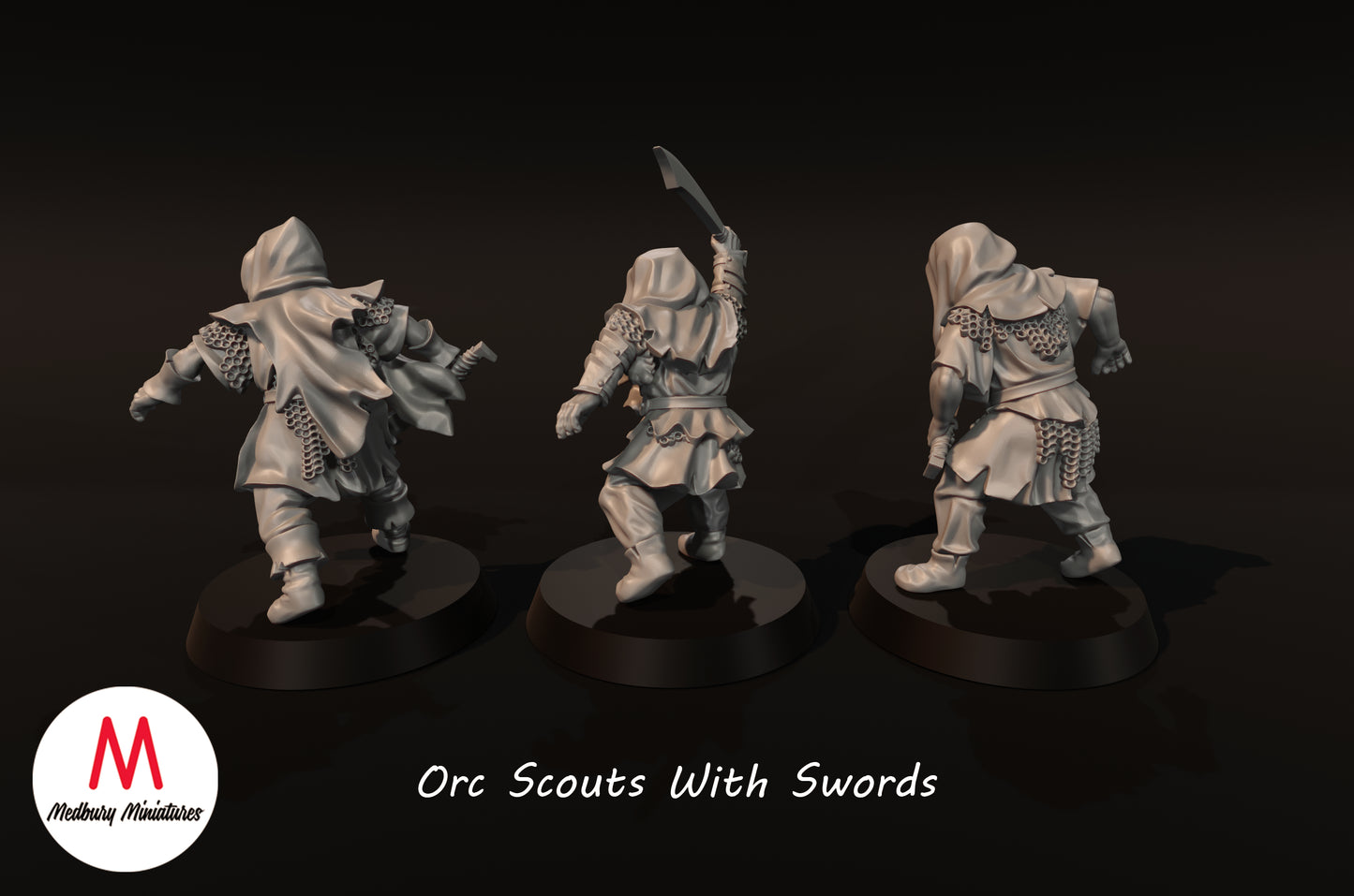 Ork-Scouts mit Schwertern - Medbury Miniatures