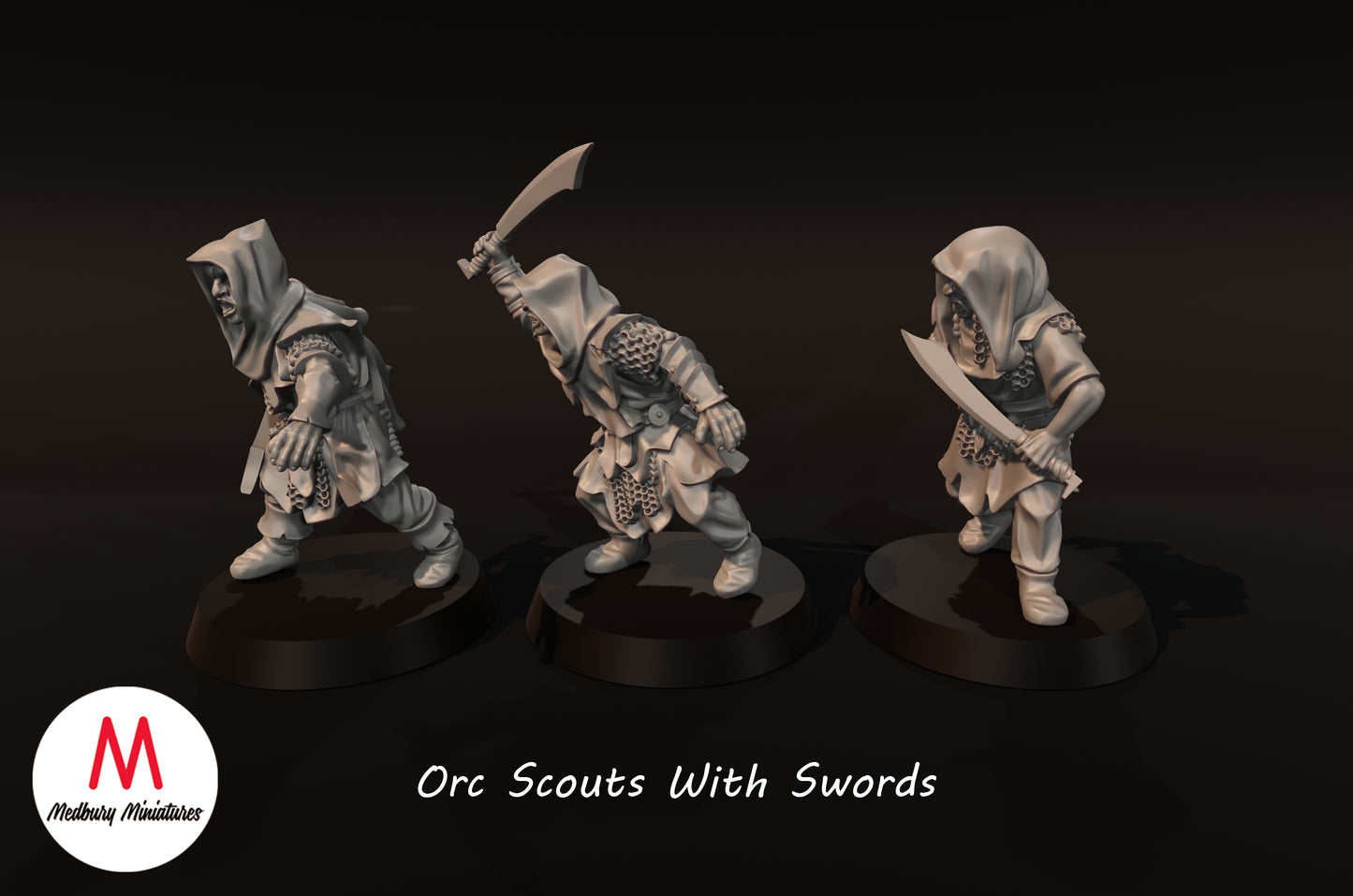 Ork-Scouts mit Schwertern - Medbury Miniatures