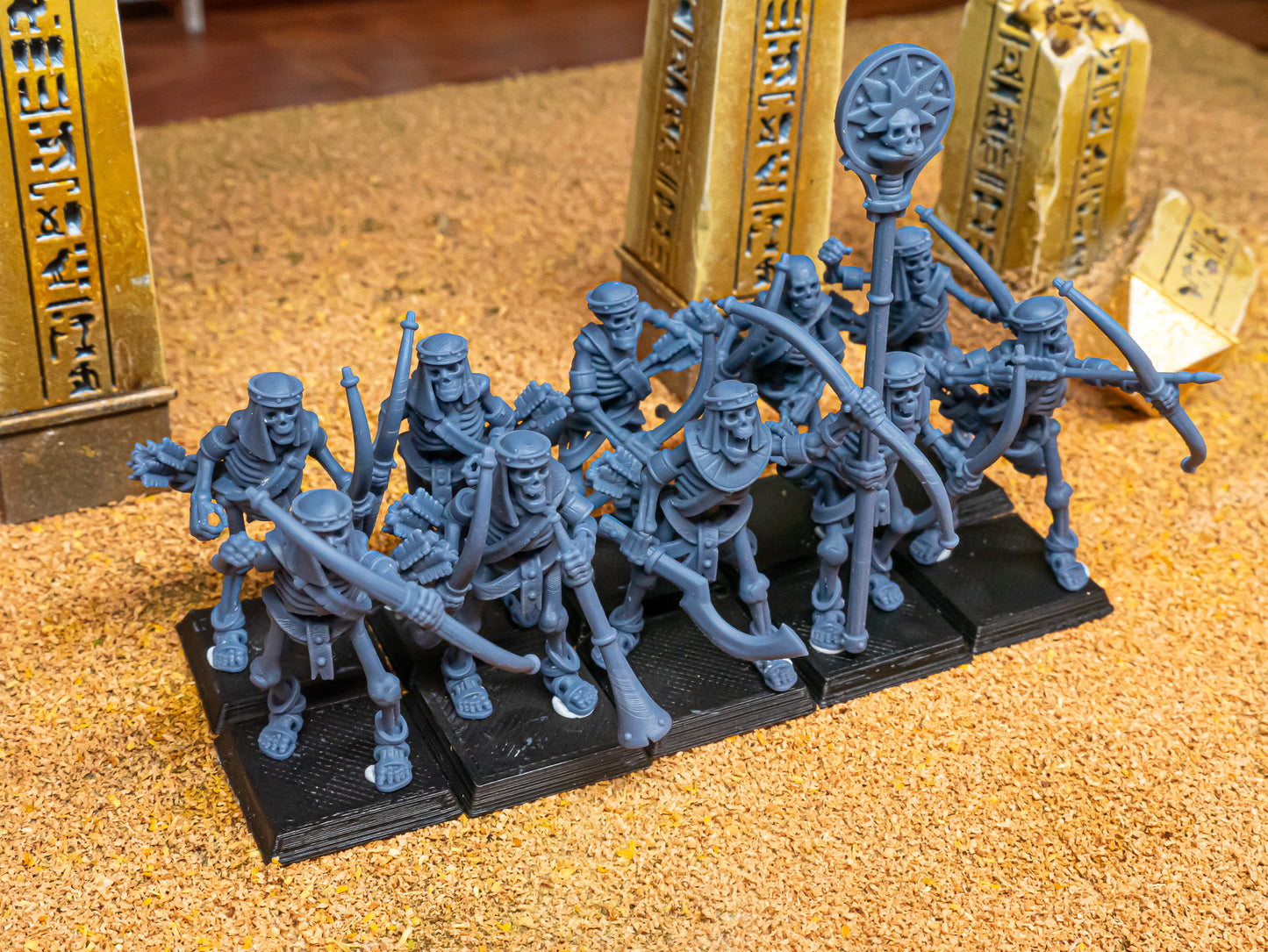 Ancient Skeletons with Bows - Eternal Dynasties - Highlands Miniatures