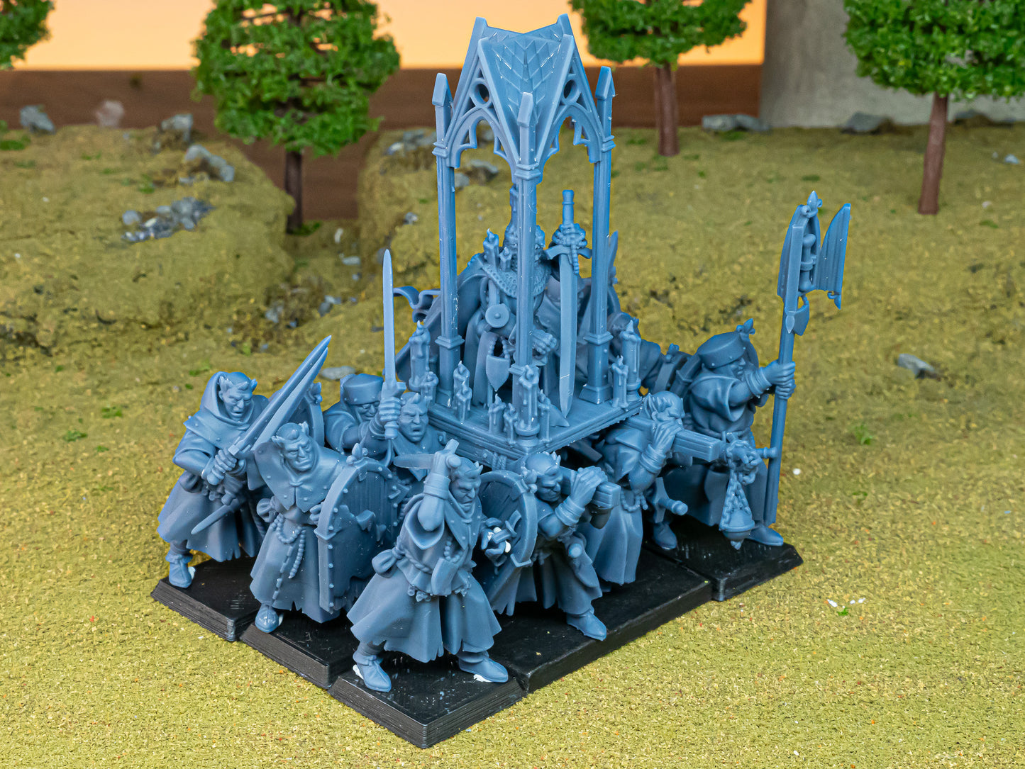 Gralspilger mit Reliquiar - Highlands Miniatures