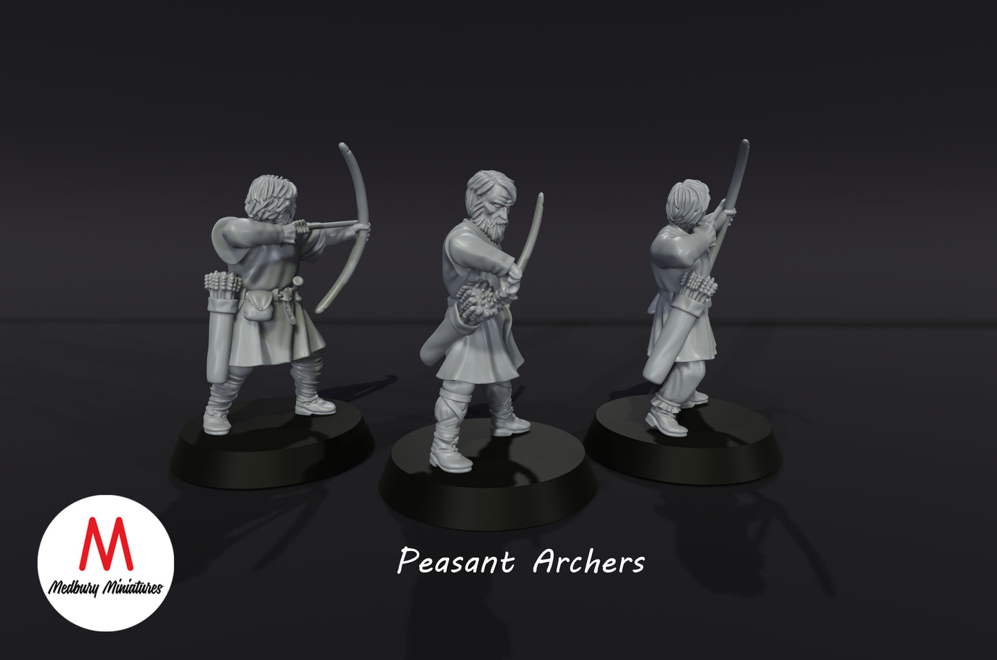 Archers paysans - Medbury Miniatures