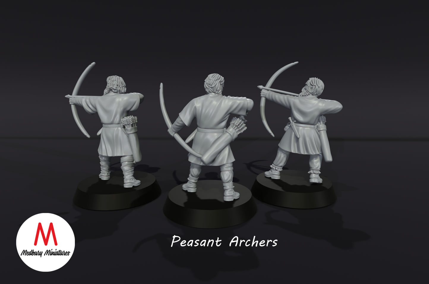 Archers paysans - Medbury Miniatures