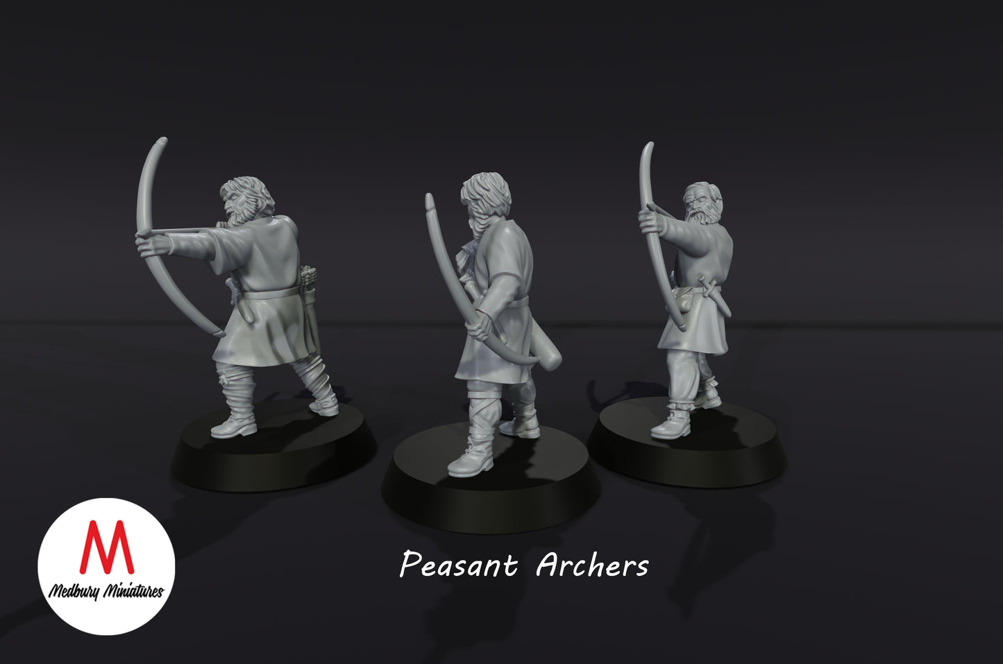 Archers paysans - Medbury Miniatures