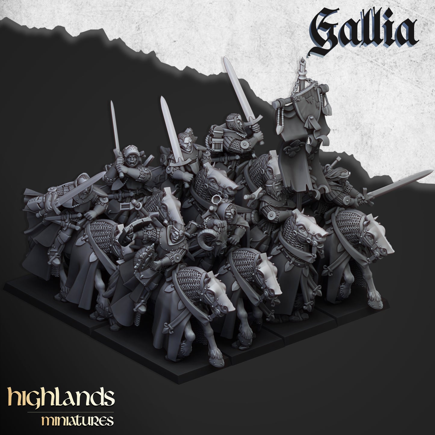 Chevaliers en quête - Highlands Miniatures