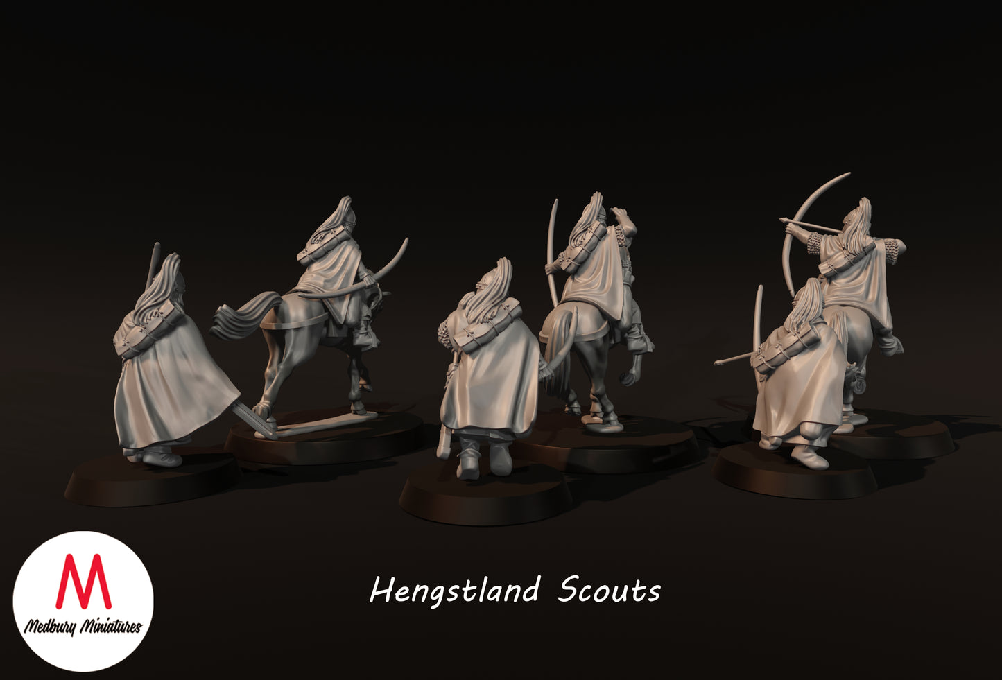 Hengstland Scouts zu Fuß und beritten - Medbury Miniatures