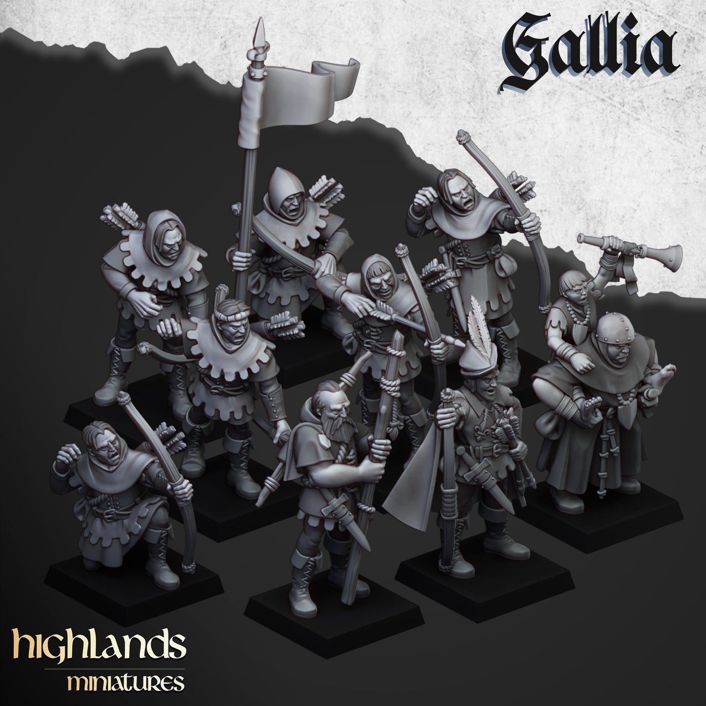 Robin des Bois et les archers de Sherwood - Highlands Miniatures