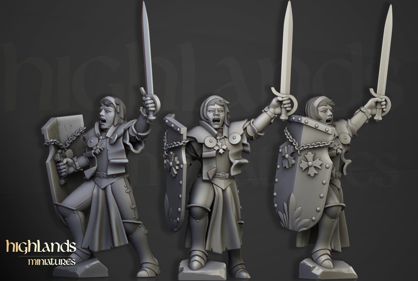 Schwestern und Mutter Oberin - Highlands Miniatures