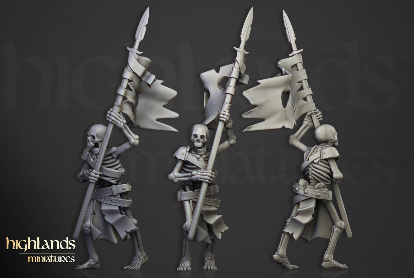 Skeleton Warriors Unit - Highlands Miniatures