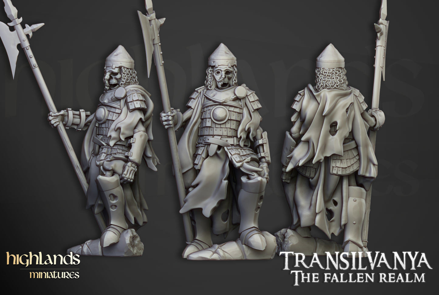 Skeleton Boyar Guard - Highlands Miniatures