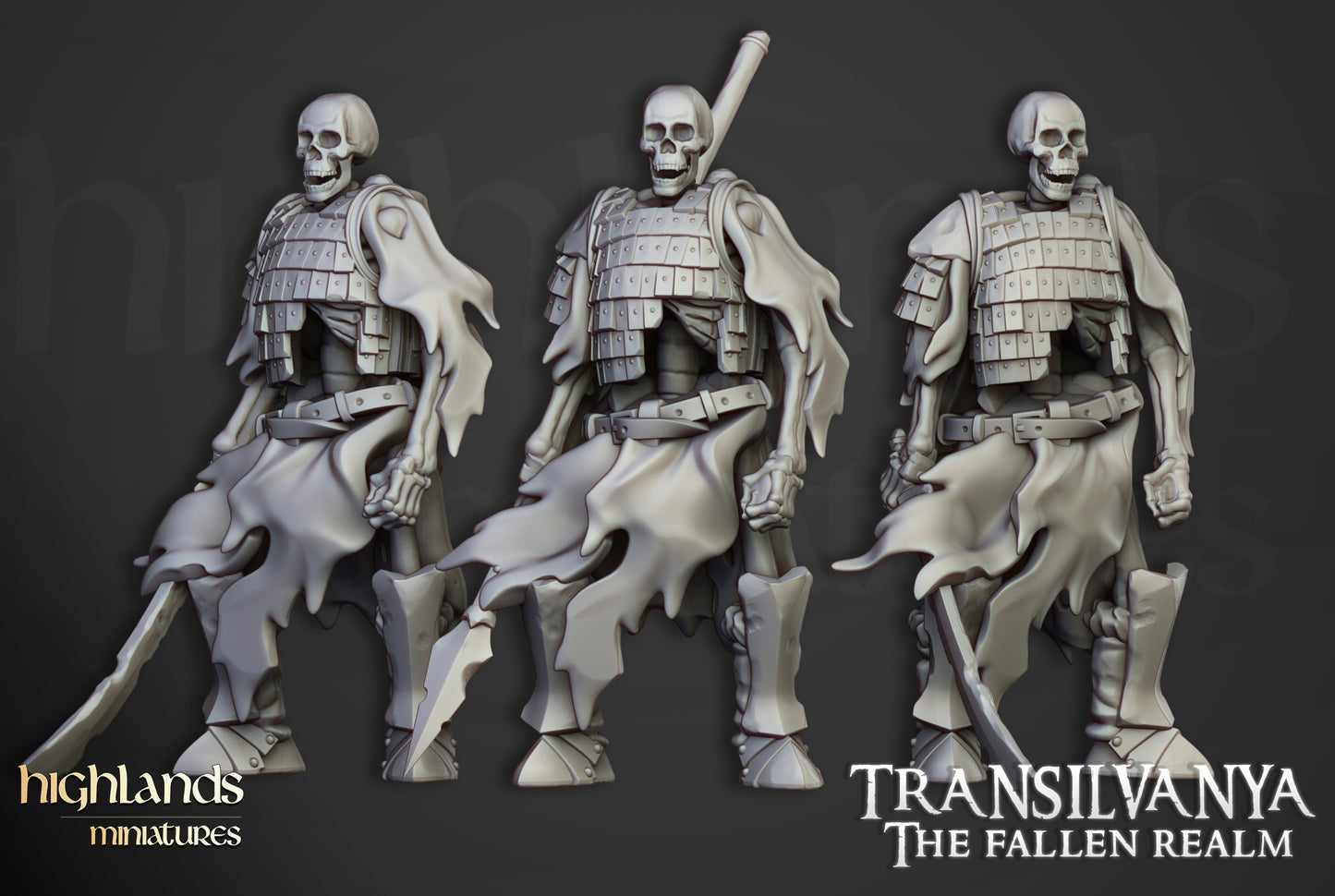 Skeleton Boyar Guard - Highlands Miniatures