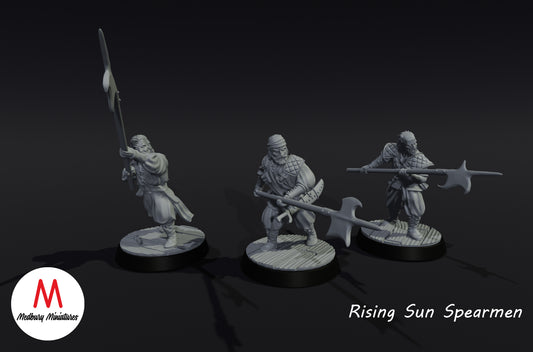 Rising Sun Spearman - Medbury Miniatures