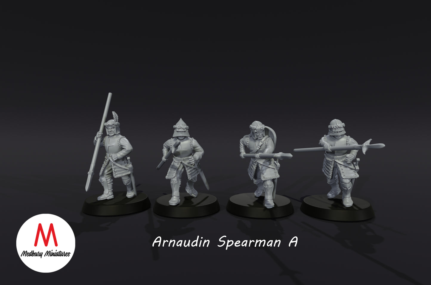 Arnaudin Speerkämpfer-Paket - Medbury Miniatures