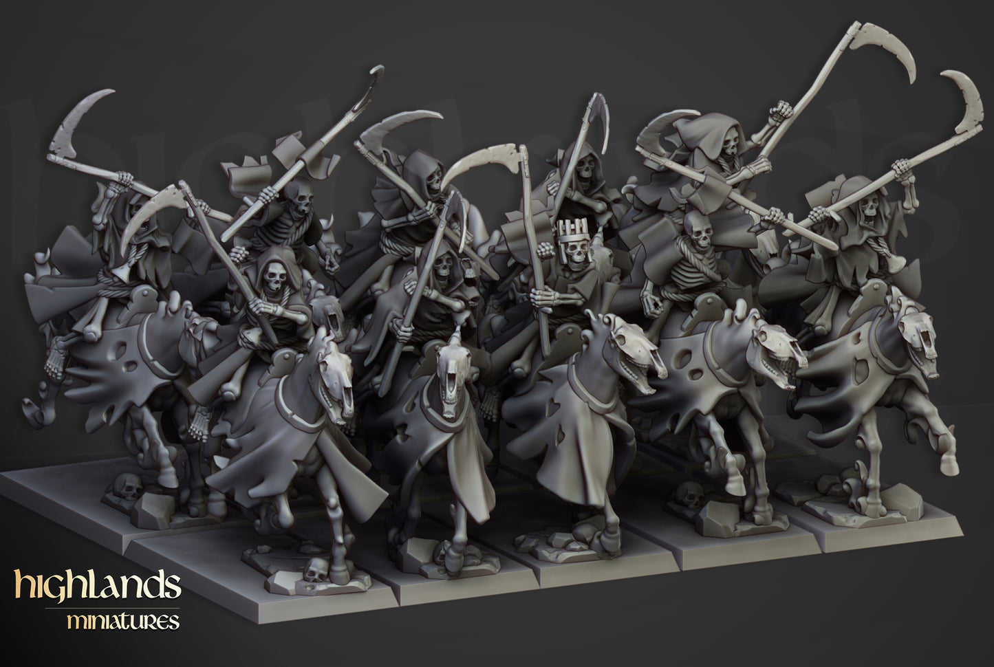 Spectral Cavalry Unit - Highlands Miniatures