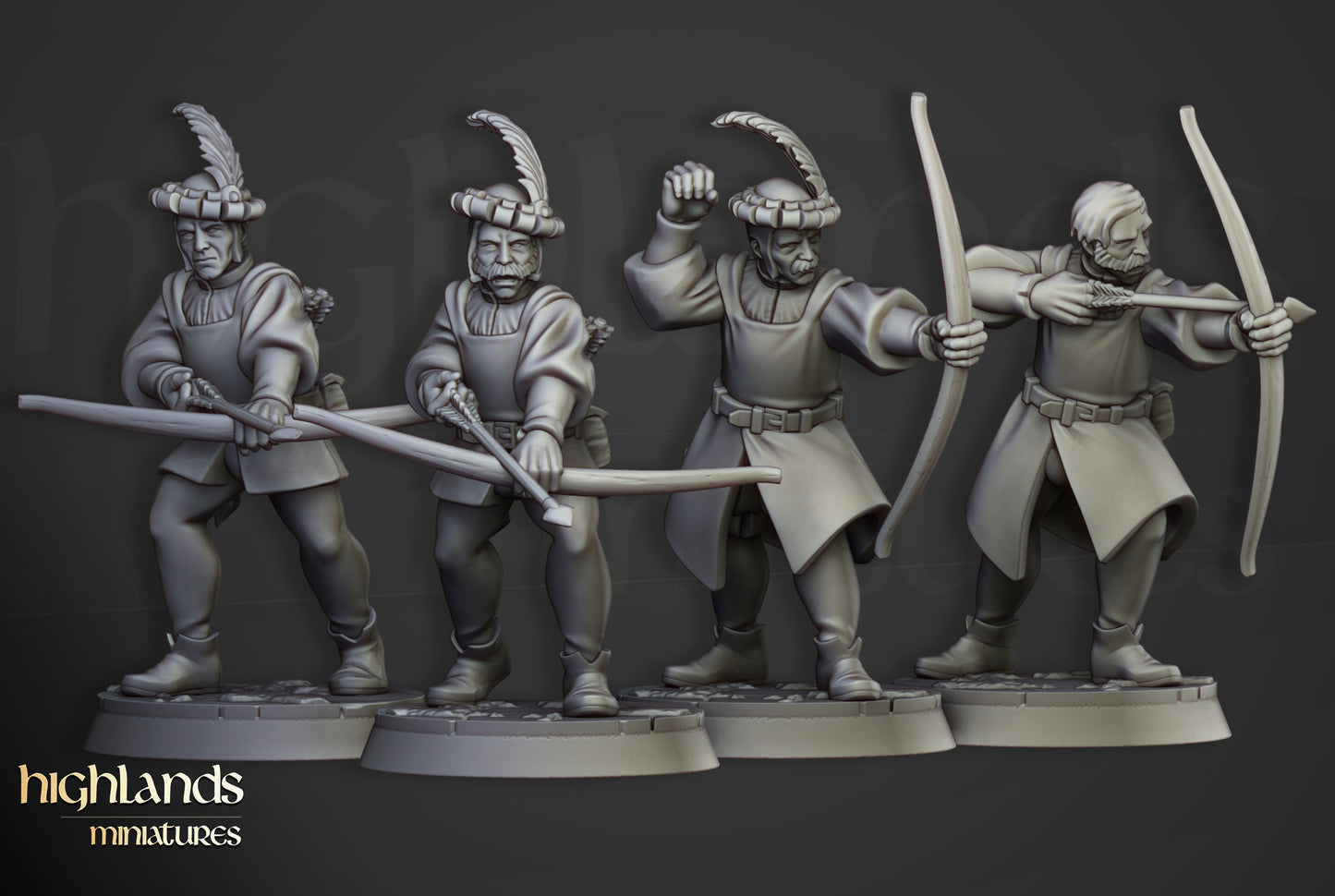 Sunland Bowmen Militia - Highlands Miniatures