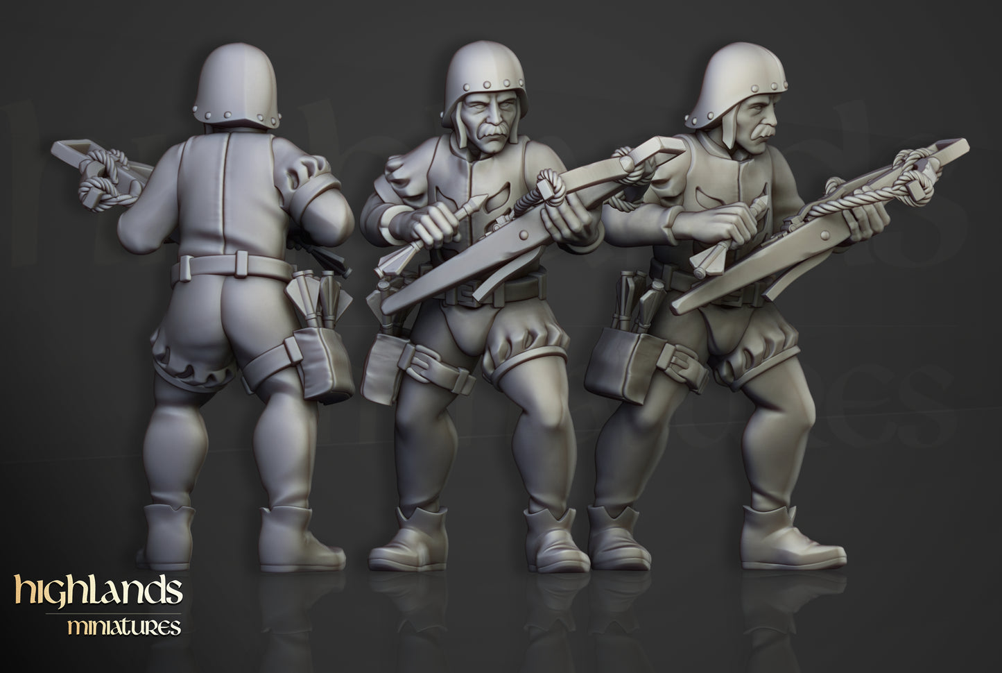 Sunland Crossbowmen Militia - Highlands Miniatures