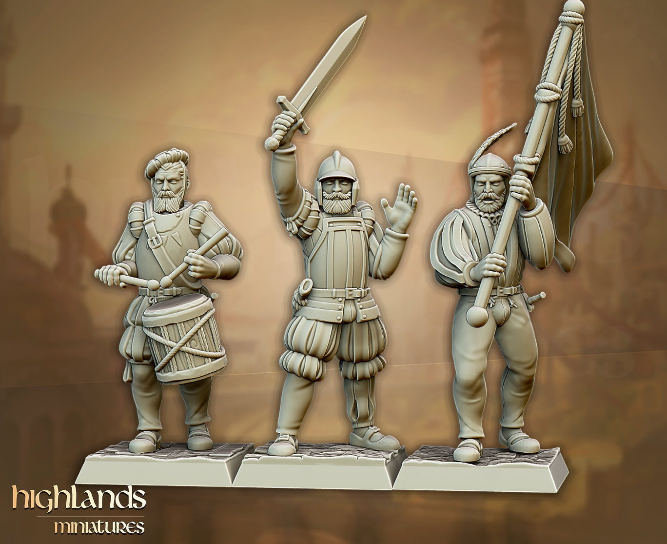 Troupes impériales de Sunland - Highlands Miniatures