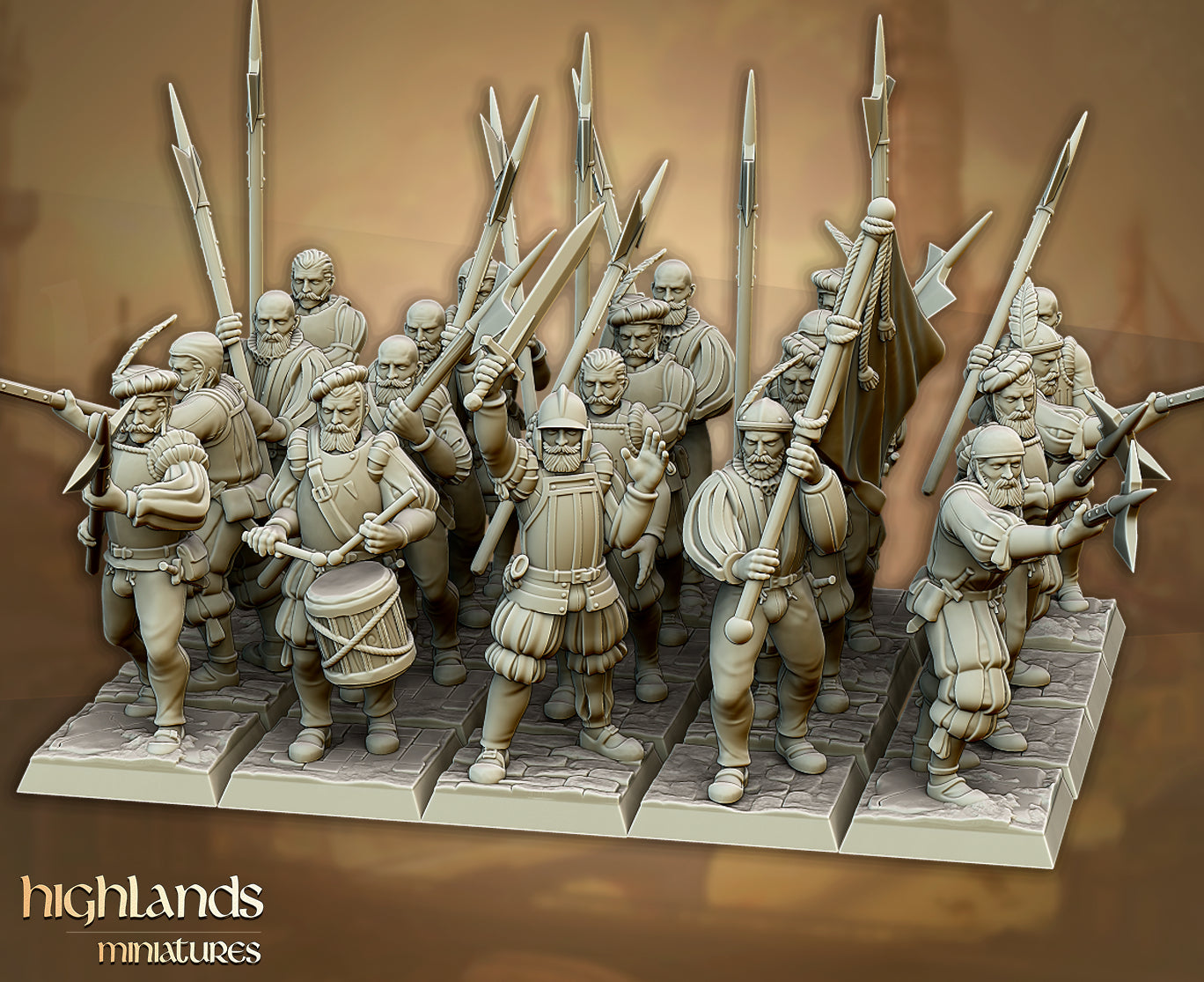 Kaiserliche Truppen von Sunland - Highlands Miniatures