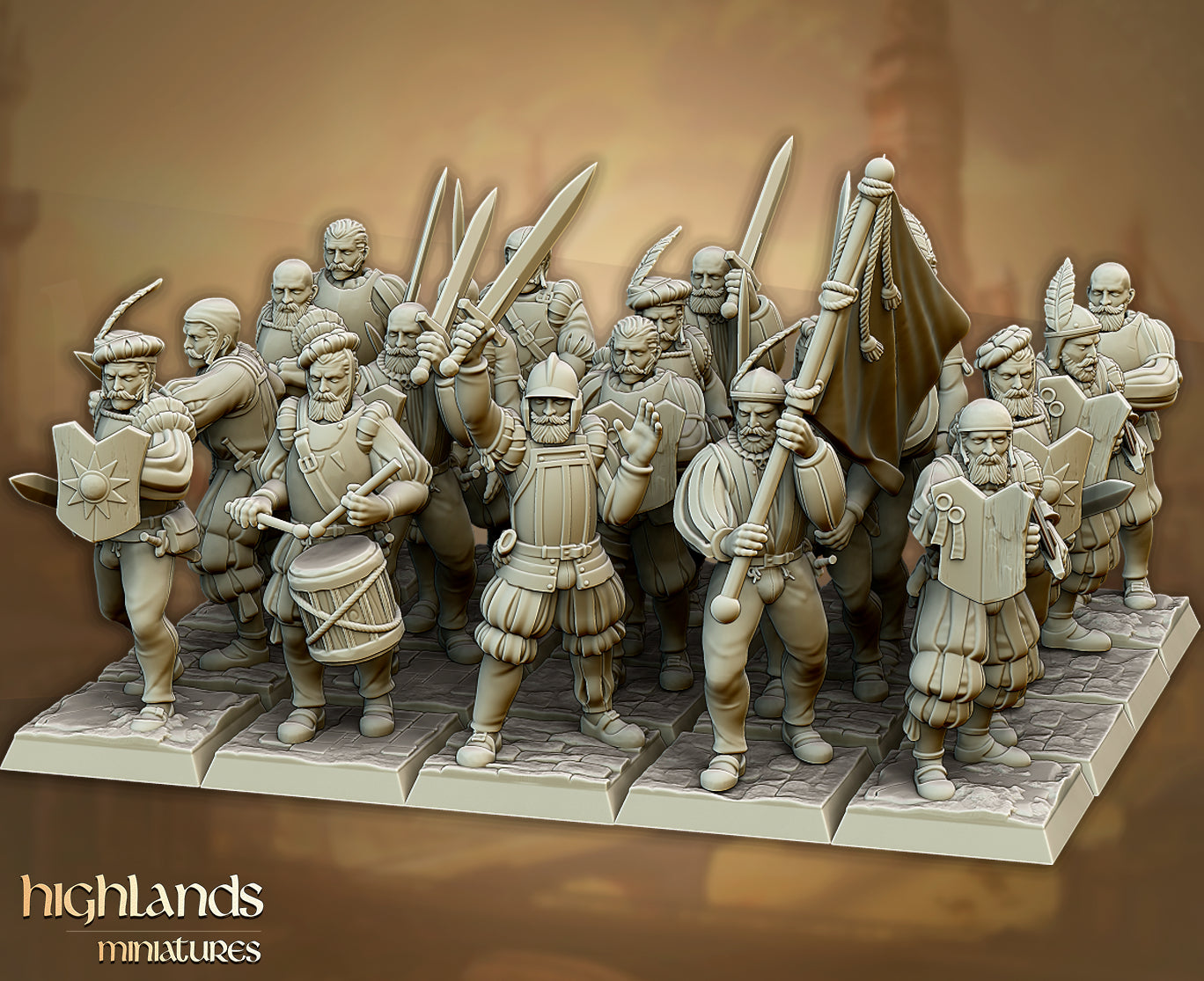 Kaiserliche Truppen von Sunland - Highlands Miniatures