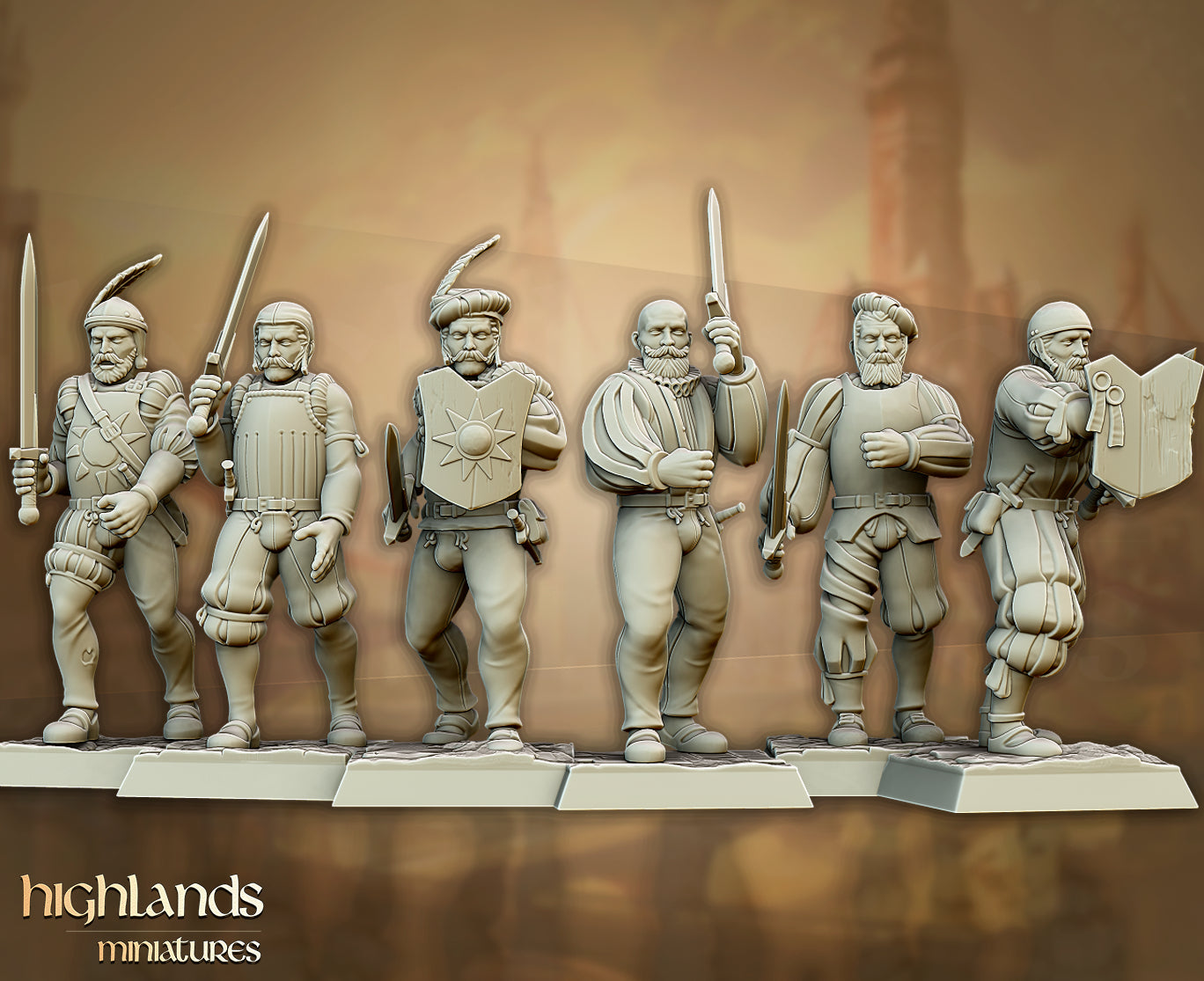 Troupes impériales de Sunland - Highlands Miniatures