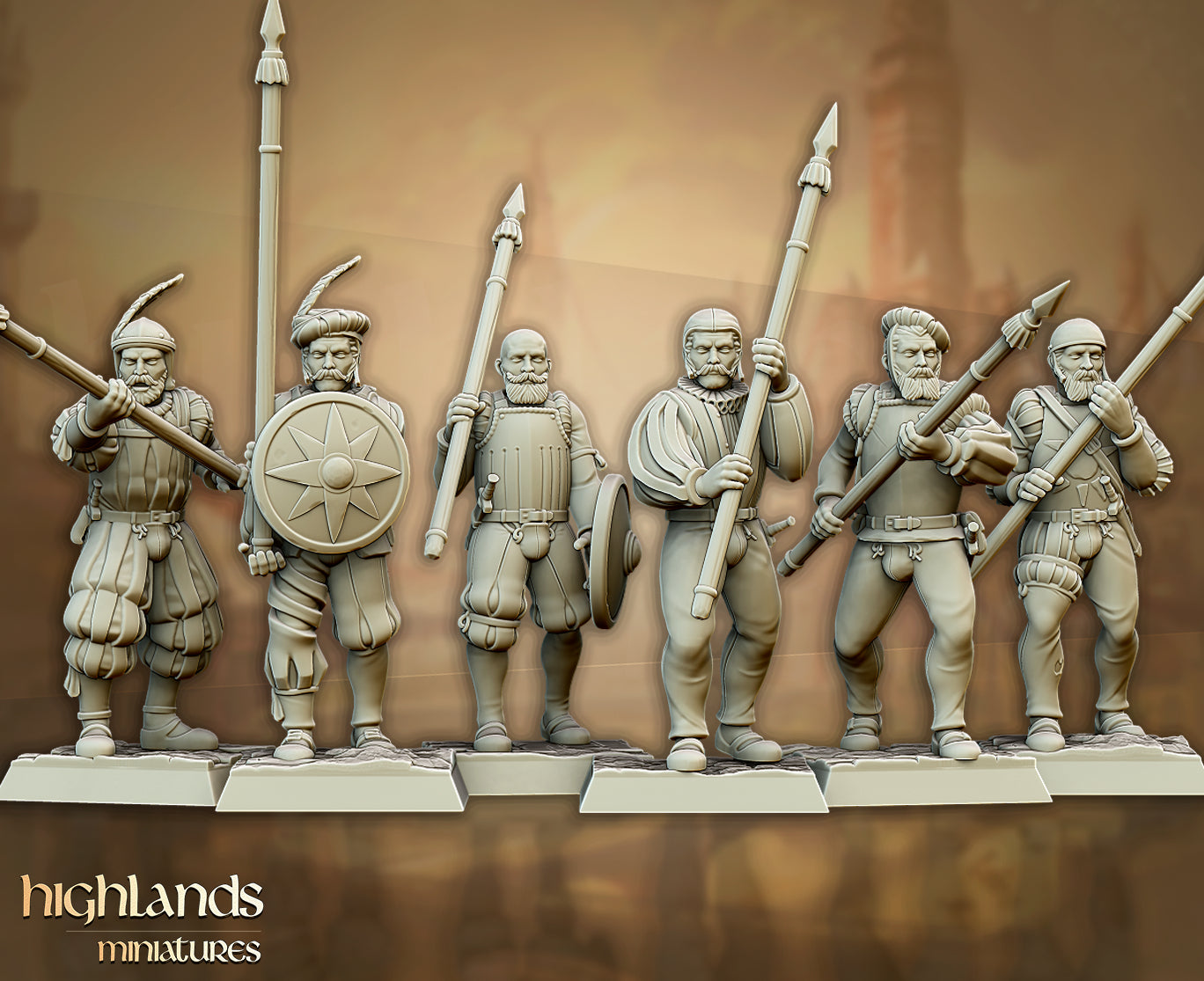 Troupes impériales de Sunland - Highlands Miniatures