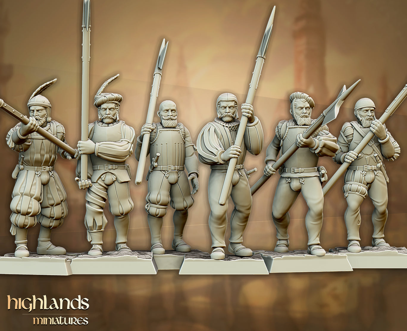 Troupes impériales de Sunland - Highlands Miniatures