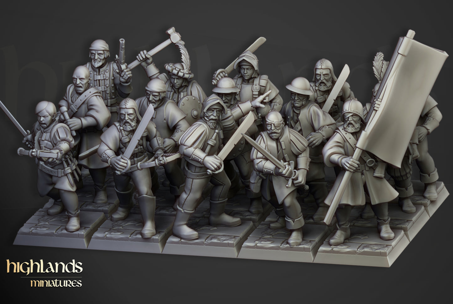 Sunland Militia - Highlands Miniatures