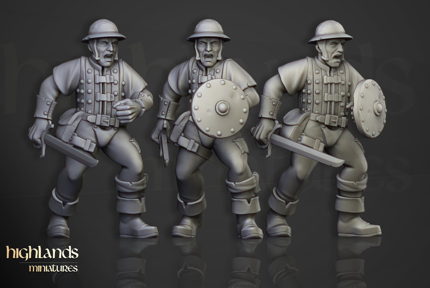 Sunland Militia - Highlands Miniatures