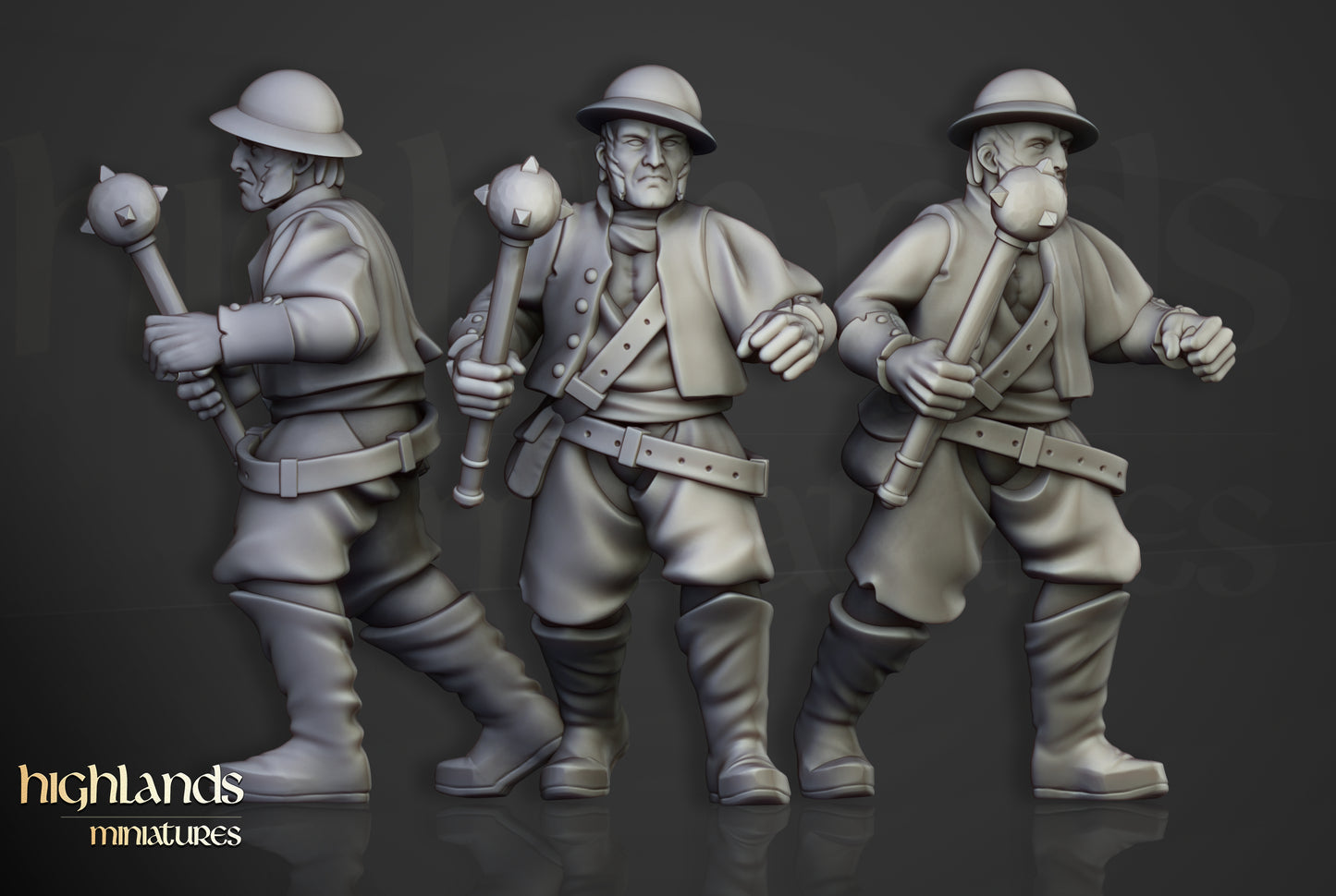 Sunland Militia - Highlands Miniatures