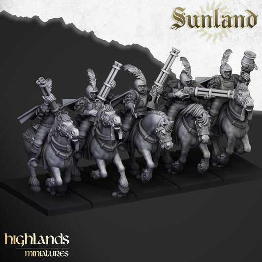 Sunland Pistoleers with Long Guns - Highlands Miniatures